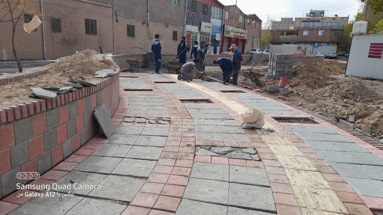 اجرای پیاده‌راه سلامت «شهید مفتح» در منطقه یک شهر کرمان