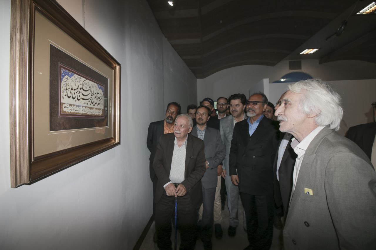 نمایشگاه خوشنویسی دستخط دو گشایش یافت نمایشگاه خوشنویسی دستخط دو گشایش یافت