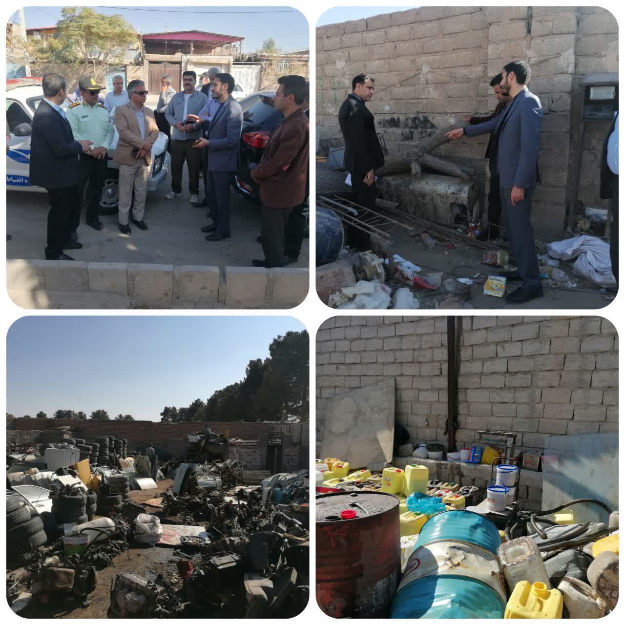 ایجاد گشت مشترک کارگاه‌های بازیافتی از بلوار امام‌صادق(ع) و سرآسیاب