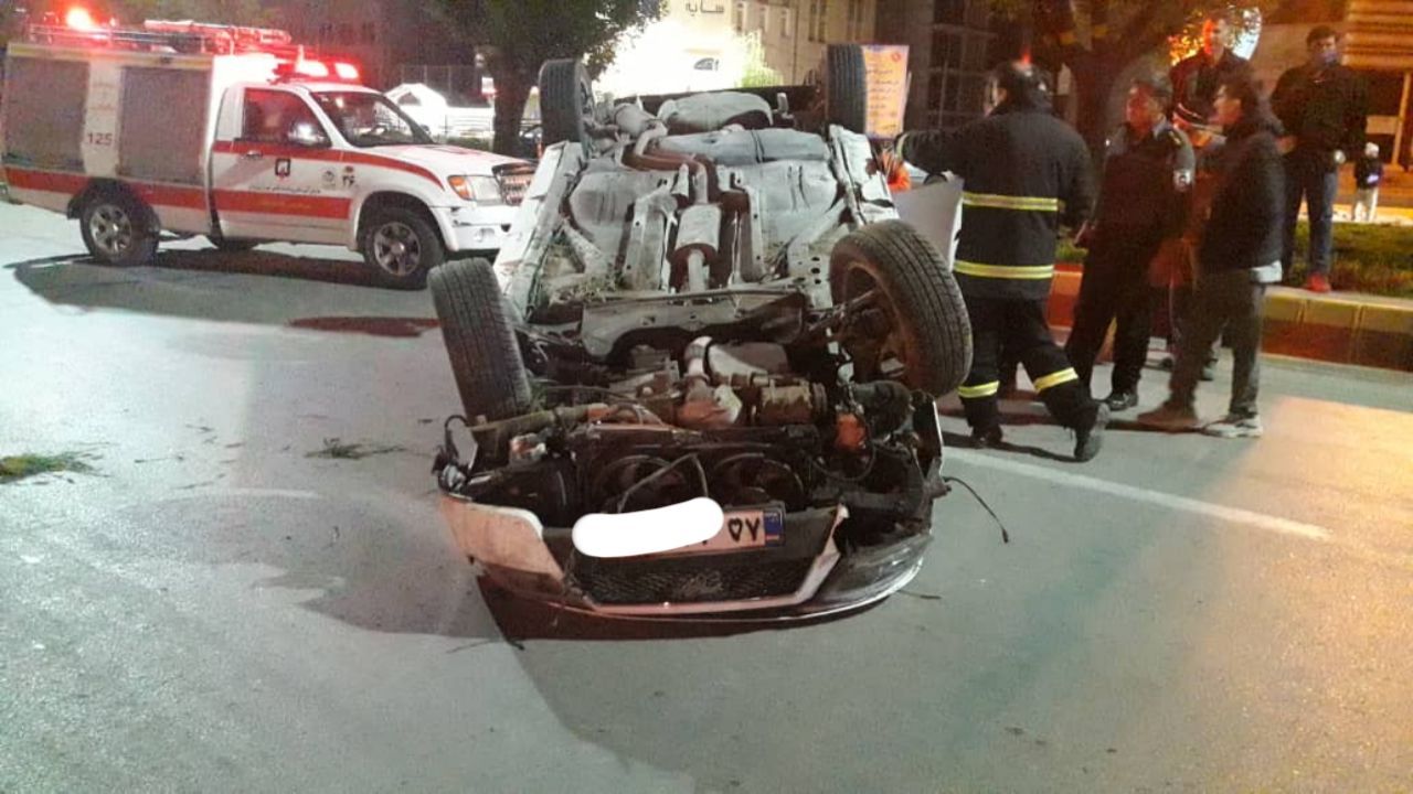 شش نفر مصدوم در اولین ساعت بامداد امروز در حوادث شهر کرمان