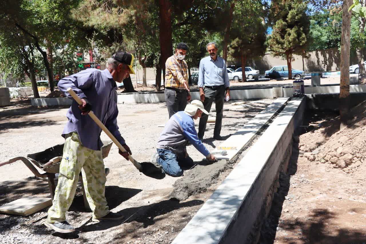 بهسازی و زیباسازی بوستان «نشاط»