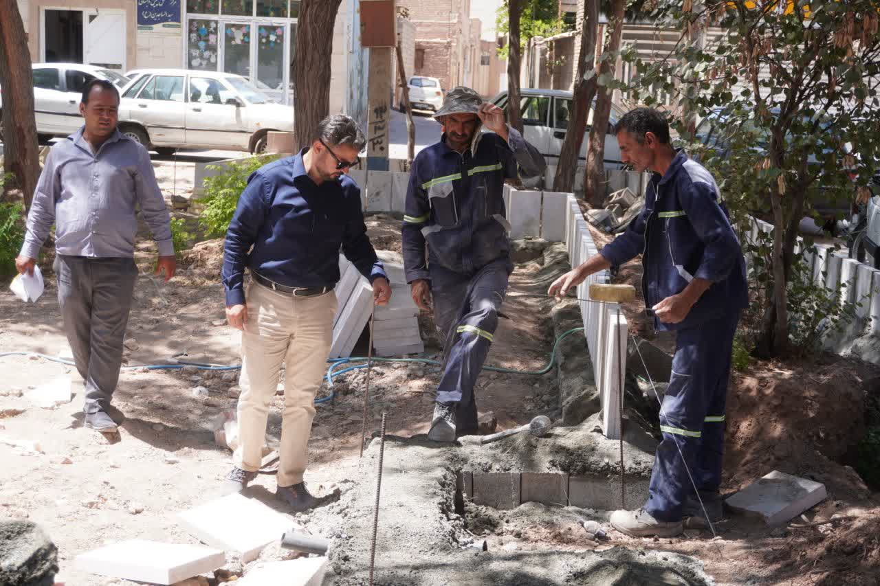 بهسازی بوستان «فتحعلی‌شاهی» با سرعت چشمگیر