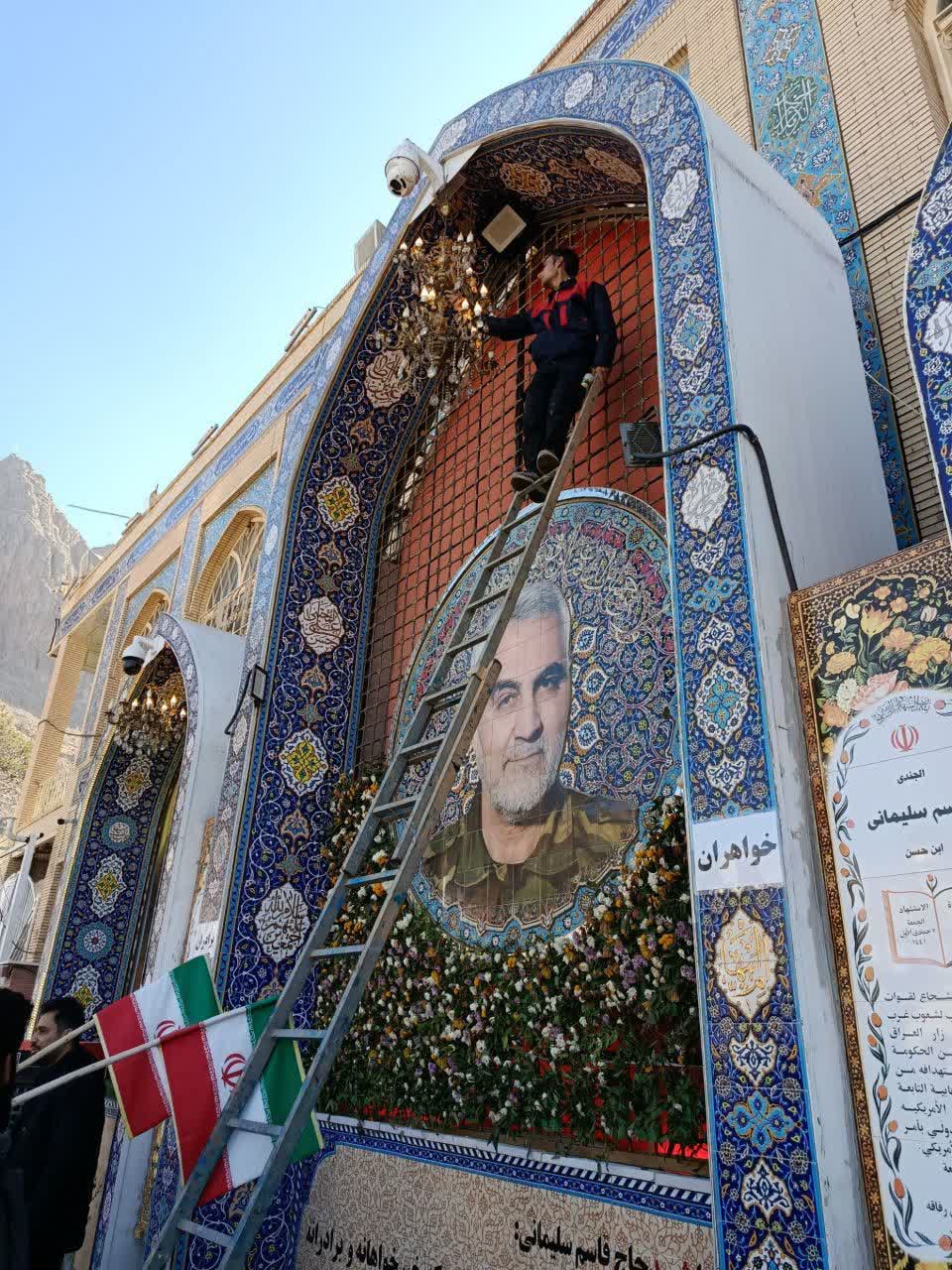 تداوم اقدامات منطقه پنج در آستانه ششمین سالگرد حاج قاسم سلیمانی