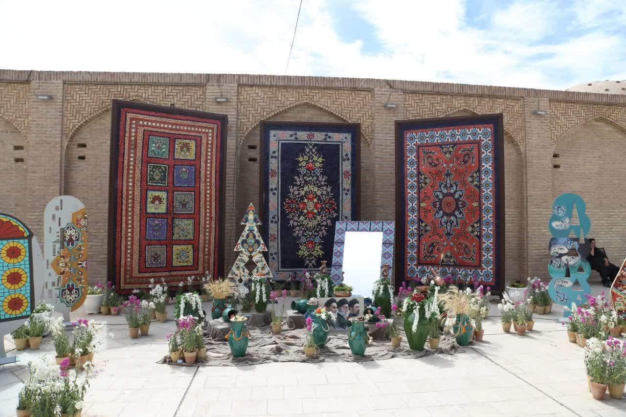 اجرا و جانمایی بیش از ۷۰ سفره هفت‌سین و المان نوروزی در شهر کرمان
