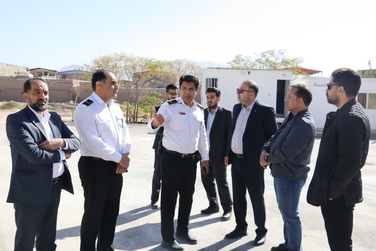 بازدید سرپرست معاونت محیط‌زیست و خدمات‌شهری شهرداری کرمان از روند احداث مرکز آموزش سازمان آتش‌نشانی