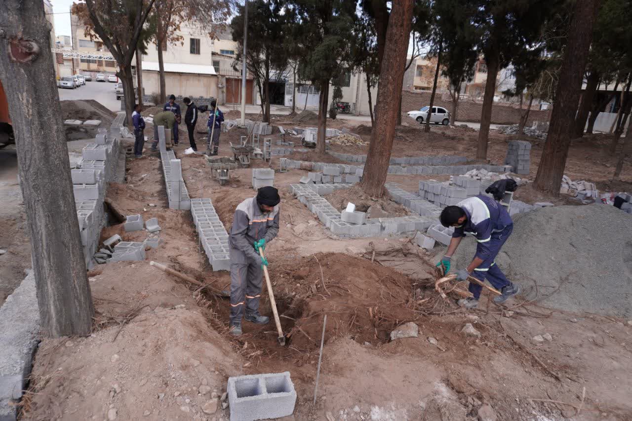 آغاز عملیات بهسازی و ساماندهی فاز دوم بوستان خواجه‌خضر