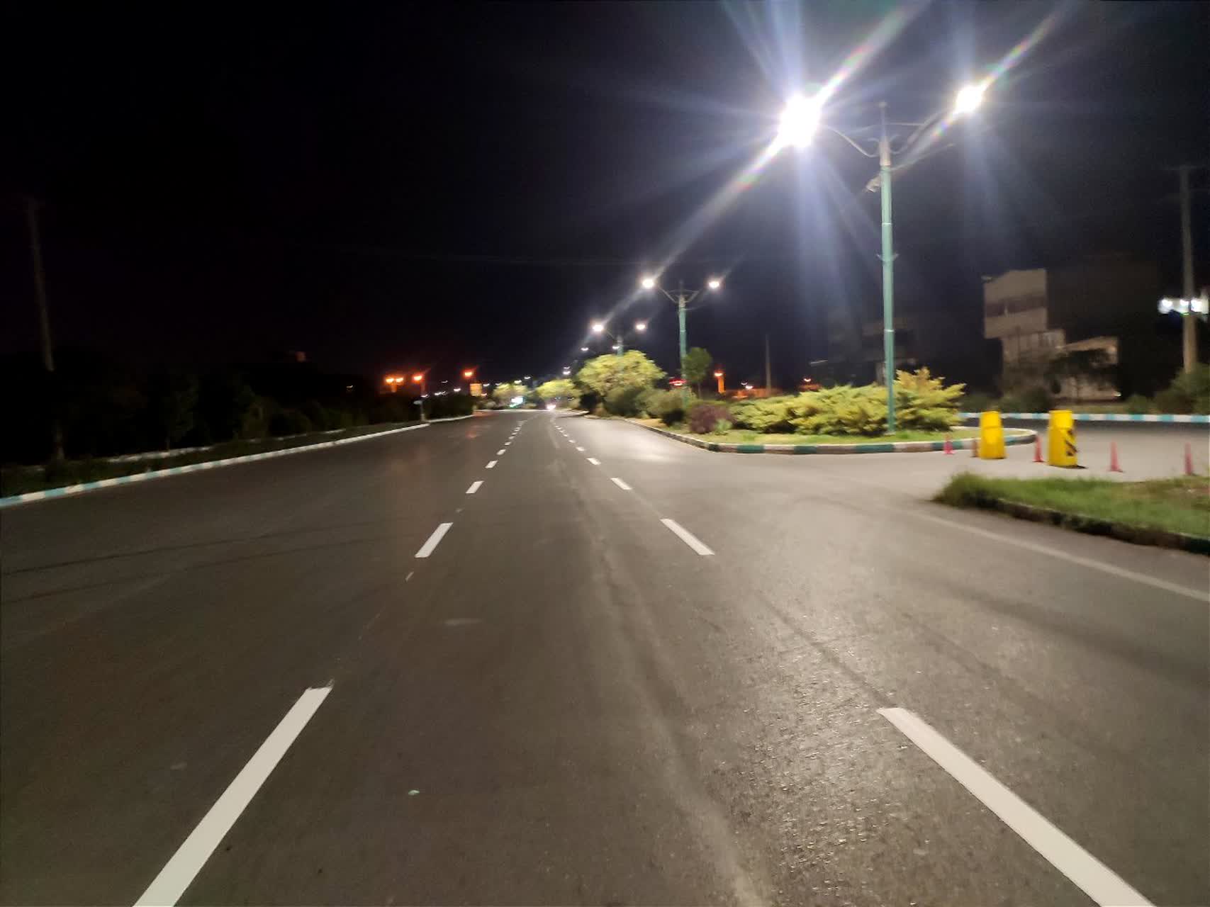 خط‌کشی ۱۹۰ کیلومتر از معابر پرتردد با تلفيق استانداردهای مهندسی و ایمنی شهری