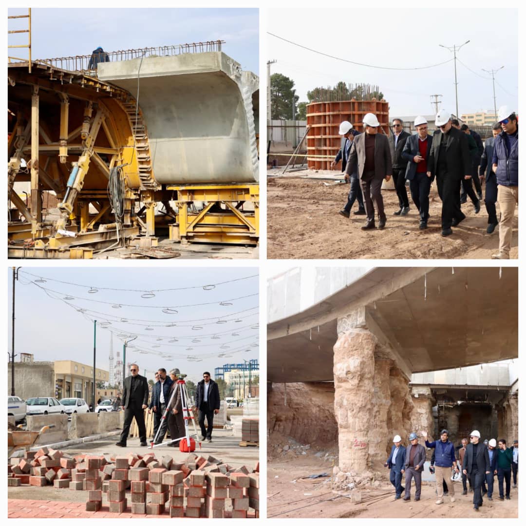 تحول بزرگ در حمل‌ونقل کرمان با اجرای تقاطع‌های غیرهمسطح «شهدای خلبان» و «شهدای اقتدار»